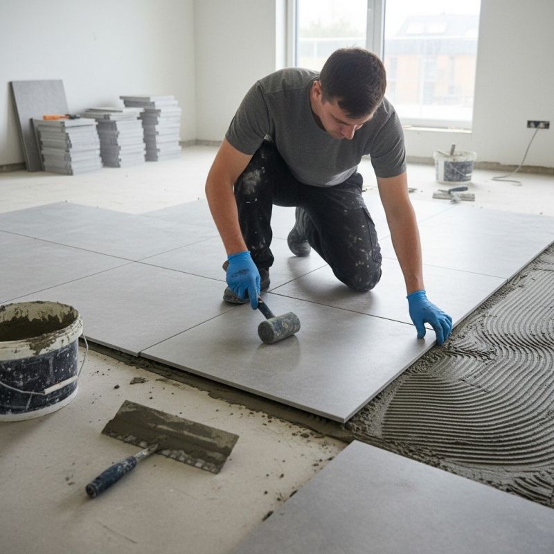 Slate Tile Floor Installation in Alexandria, VA