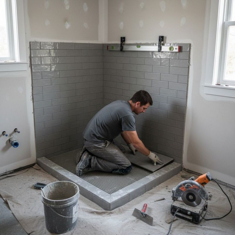Tile Shower Pan Installation in Littleton, CO